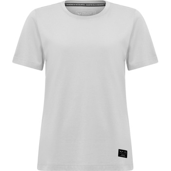Salewa Дамска тениска Salewa Women's Eagle Logo Patch T-Shirt - Optical White - размер 32 (EU) (916-4542-0311)