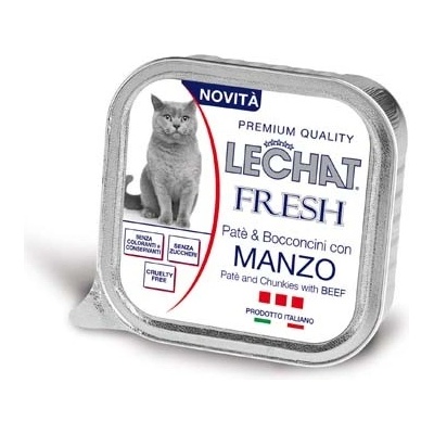 Monge Lechat Fresh Paté a kúsky hovädzie 100 g