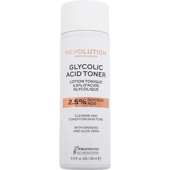 Revolution Beauty Тоник за лице Glycolic Acid 2.5%, 200 ml