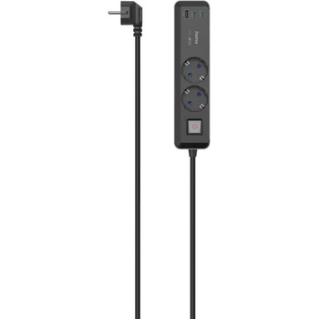 Image 1 of Hama 2 Plug + USB Switch 223188