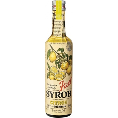 Kitl Syrob Grapefruit s dužinou 0,5 l + pohárik zadarmo