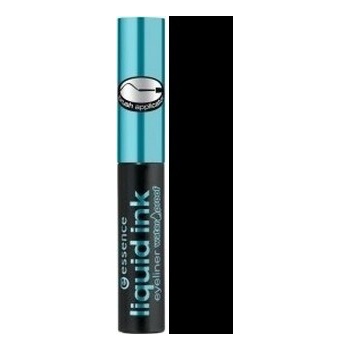Essence Liquid Ink Eyeliner Waterproof očné linky Black 3 ml