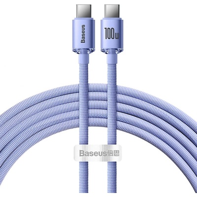 Baseus CAJY000705 Crystal Shine Series Dátový USB-C - USB-C 100W, 2m