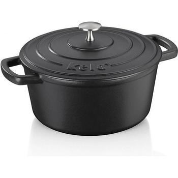 Image 1 of Kela Чугунена тенджера с капак KELA Calido Ø 24см, черна (1089)