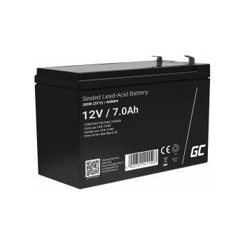 Green Cell Rechargeable battery AGM 12V 7Ah Maintenancefree for UPS ALARM