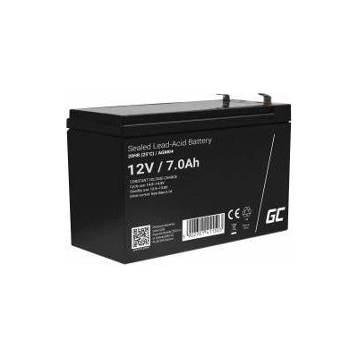 Green Cell Rechargeable battery AGM 12V 7Ah Maintenancefree for UPS ALARM