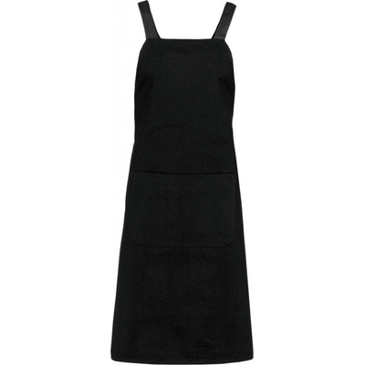 Kariban Pánská zástěra z organické bavlny černá