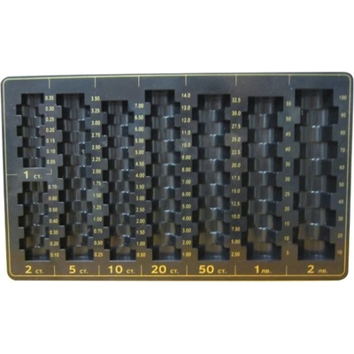 Монетник Черен с отделение за монета от 2 лв (1701082-08-9008)