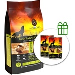 AMBROSIA Adult All Breeds Fresh Turkey & Duck 12 кг + 2 консерви безплатно