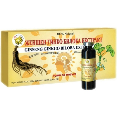 Merry Lynch Ženšen s jinanem dvojlaločným 10 x 10 ml