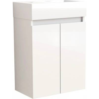 Inter ceramic МЕБЕЛ ЗА БАНЯ С УМИВАЛНИК COMPACT 4243 42x25x60см БЯЛ (4243)