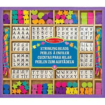 Melissa & Doug Творчески комплект за бижута Melissa & Doug - Дървени перли мъниста (13774)