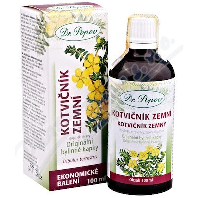 Dr. Popov Kvapky bylinné kotvičník zemný 100 ml