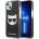 KARL LAGERFELD Кейс Karl Lagerfeld KLHCP13STPECK за iPhone 13 mini 5.4", твърд, черен / черен, Choupette Head (KF001307-0)