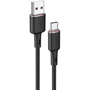 ACEFAST - Кабел за данни (C2-04) - USB към Type-C, бързо зареждане, 3A, 1.2 м - Черен