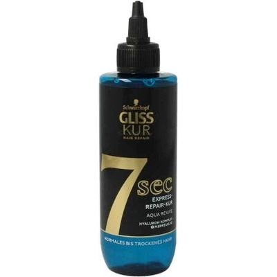 Schwarzkopf Терапия за коса Gliss Aqua Revive 7 Sec Express, Експресна, Възстановяваща, 200 мл - Aqua Revive