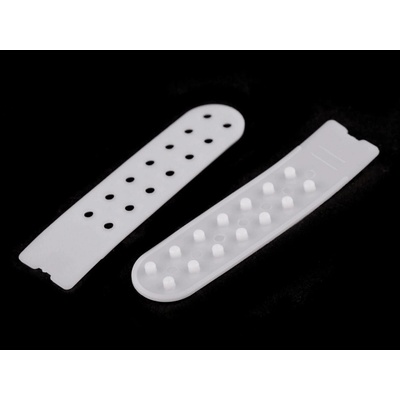 Zapínání / zkracovač na kšiltovky šíře 20 mm - bílá (5 pár)