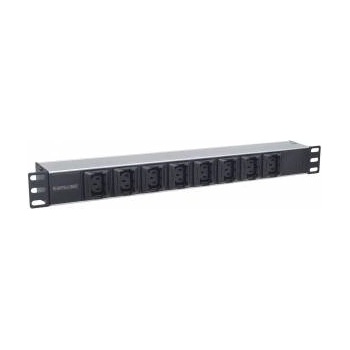 INTELLINET PDU distribution panel, 8x C13 socket, 1U stand, 2m detached cable, anti-fall