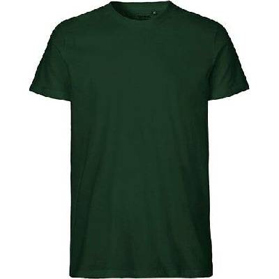 Neutral organické tričko v úzkém slim-fit střihu lahvová NE61001 zelená