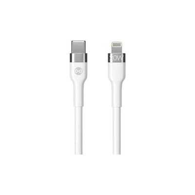 Forever GSM115425 Flexible USB-C/Lightning, 20W, 1m, bílý