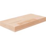 vidaXL Дъска за рафт, 40x20x4 см, необработен масивен дъб (342948)