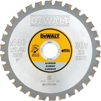 DeWALT DT1910 Pilový kotouč 140 x 20 mm, 30 zubů