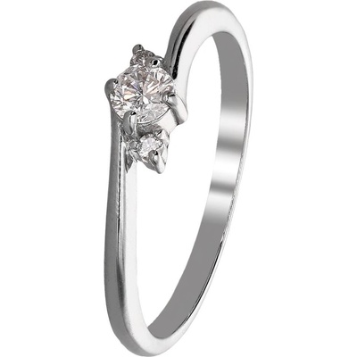 Zlaton Prsten bílé zlato s diamanty 000952103231