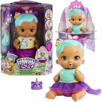 Mattel My Garden Baby Bábätko modro-fialové mačiatko