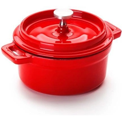 ibili Емайлирана чугунена мини тенджера IBILI червена - Ø13 x h11 см (IBILI 725913R)