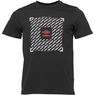 Umbro FTBL box Graphic čierne biele červené