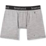 Smartwool Мъжко мериносово термобельо Smartwool Merino Boxer Brief Boxed Merino base layer - Light Gray Heather (015-1636-0312)