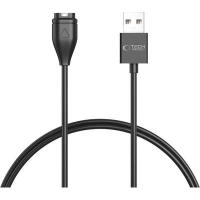 Tech-Protect MC04 UltraBoost заряден USB-C кабел 100 см за Garmin Watch черен