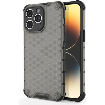 HQWear Кейс HQWear Honeycomb за iPhone 14 Pro Max, черен (9145576266175)