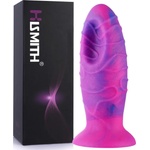 HISMITH HSD18 Huge Dragon Egg Dildo Suction Cup 9.96" Purple-Pink