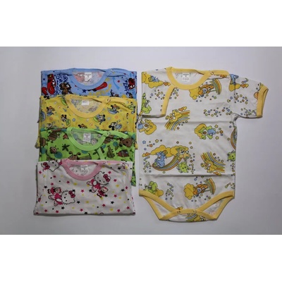 БЕЙБ ФЕШЪН ЕООД Боди с къс ръкав, сингъл, щампа, 56, 62, 68