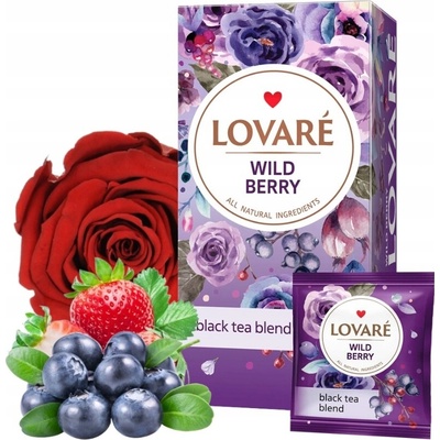 Lovaré Čaj Wild Berry 24 sáčků