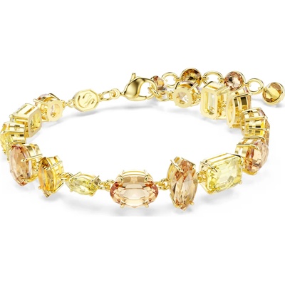 Swarovski Pozlátený náramok so žltými kryštálmi Gema 5718072