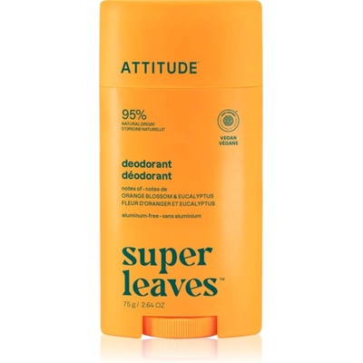 ATTITUDE Super Leaves Natural Deodorant дезодорант Orange Blossom & Eucalyptus 75 гр