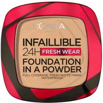 L'Oréal Infaillible 24H Fresh Wear Foundation In A Powder дълготраен прахообразен фон дьо тен 9 g нюанс 250 Radiant Sand