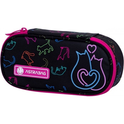 Astra Ученически несесер, Astra, Котешка любов, 22 х 9 х 5 см (AS505023046)