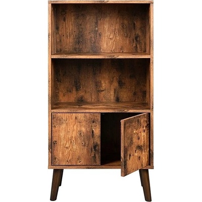 SONGMICS Knižnica retro dizajn 60x120cm hnedá