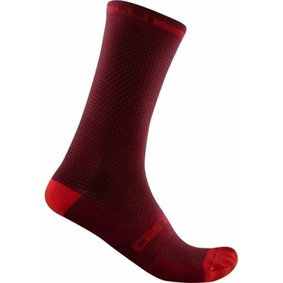Castelli SUPERLEGGERA T 18 ponožky bordová