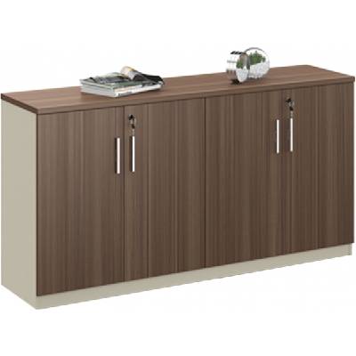 Шкаф RFG Lisabon, 1600 х 400 х 840 mm, ПДЧ, тъмен дъб и сиво