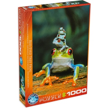 EUROGRAPHICS Пъзел Eurographics от 1000 части - Червеноока дървесна жаба (EG60003004)