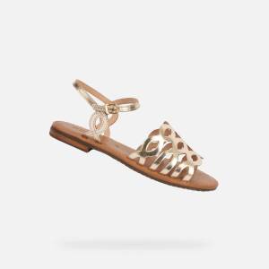 Geox Златни дамски сандали Geox Sozy S Geox | Zlaten | ЖЕНИ | 36