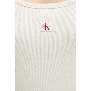 Calvin Klein рокля от памук с еластан (LV047F257G)