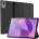 Dux Ducis Lenovo Idea Tab DUX DUCIS DOMO калъф за поставяне, кожен ефект, активен FLIP, текстилна шарка, ЧЕРЕН GP-179078 (GP-179078)