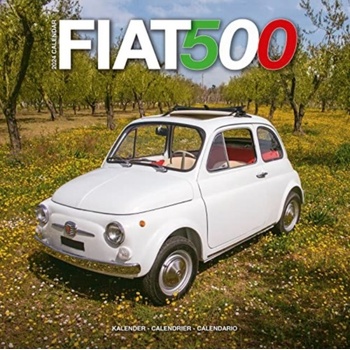 Fiat 500 Square Car Wall 16 Month 2024