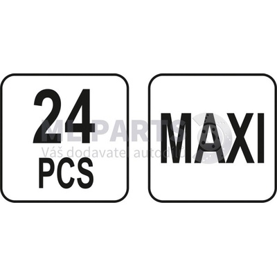 YATO Sada pojistek MAXI 24ks, YT-83140