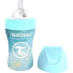 Twistshake Бебешко шише Twistshake 260 мл от неръждаема стомана - Мраморно синьо (78549)